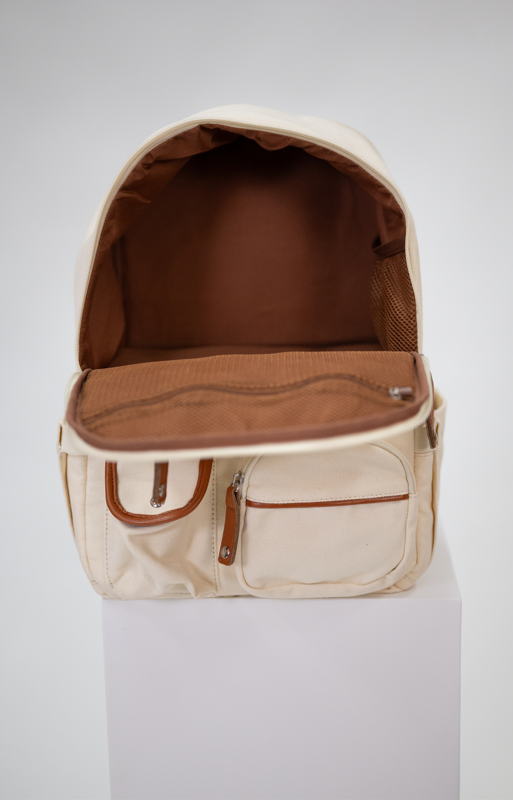 Lila Backpack in Cream