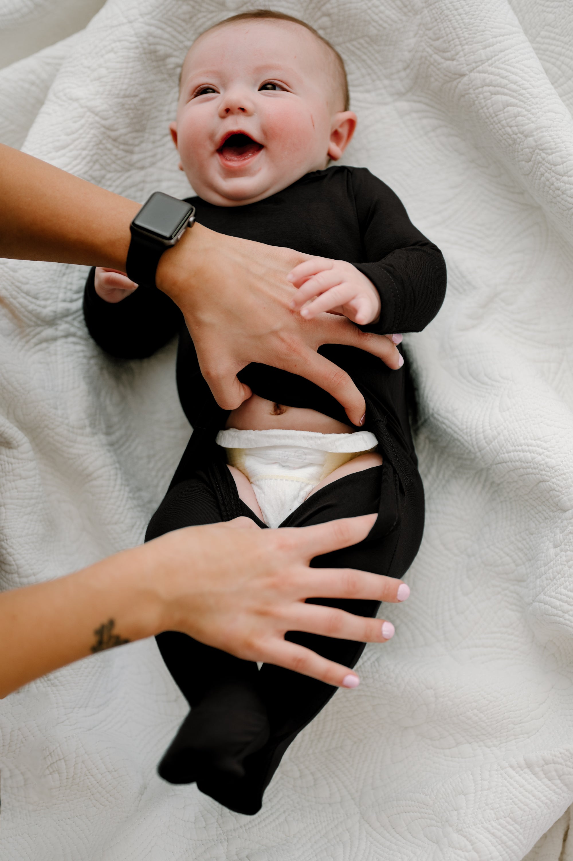 Finley Romper in Black