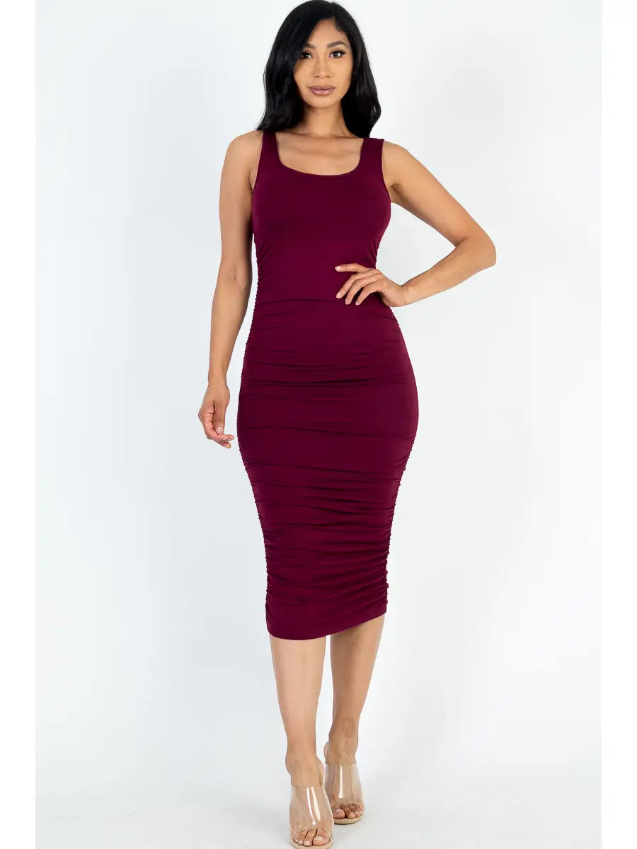 Ruched Bodycon Dress