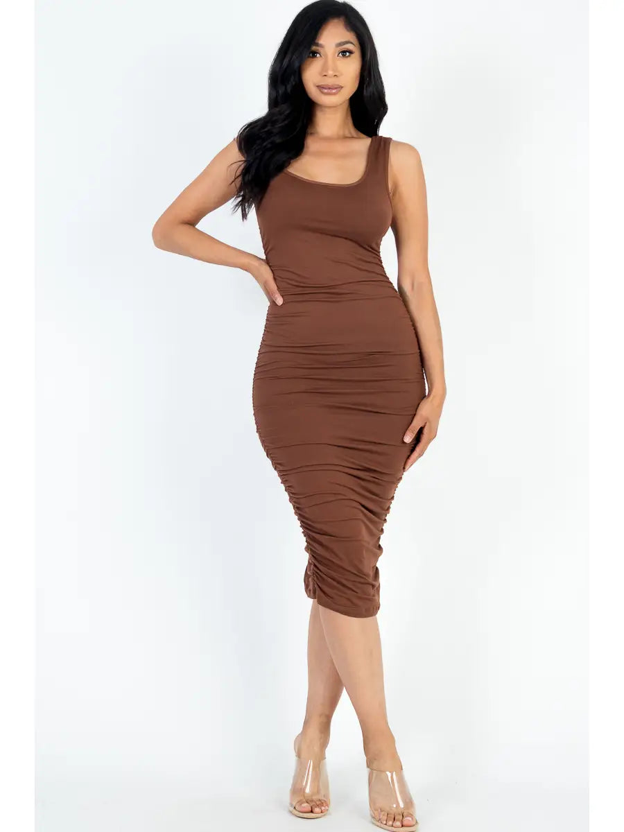 Ruched Bodycon Dress