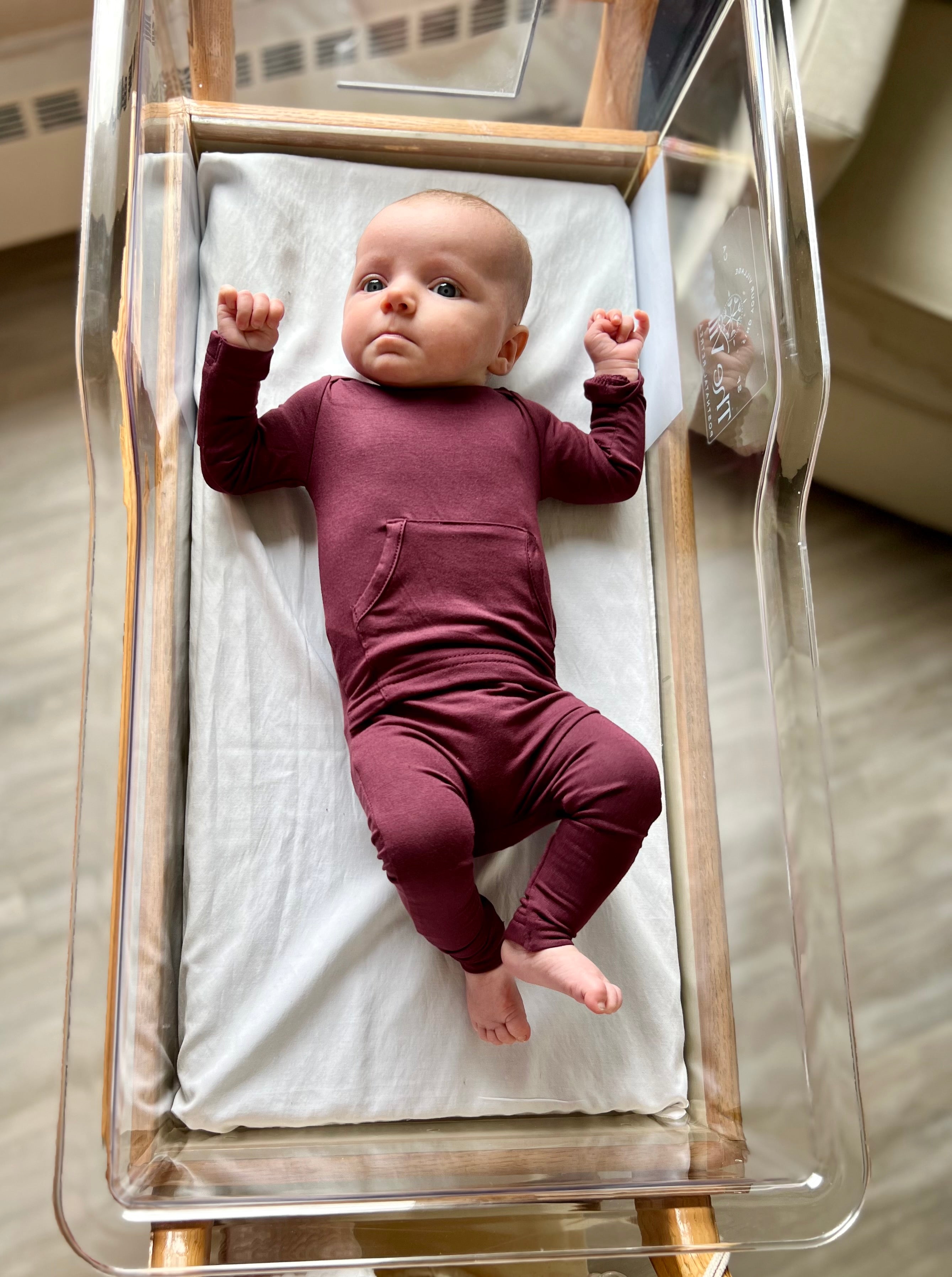 Finley Romper in Plum