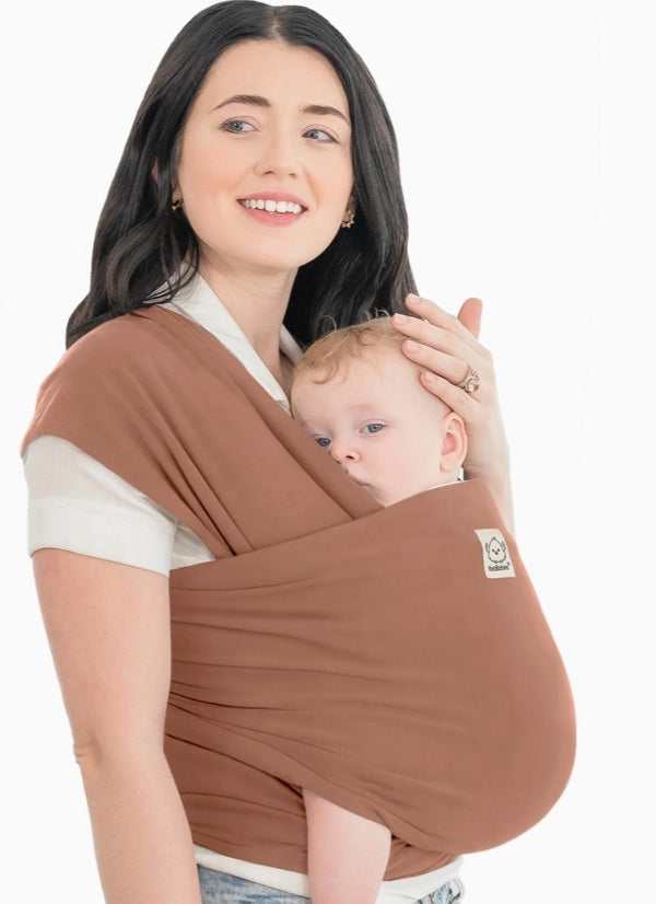 KeaBabies Baby Wrap Carrier (Terra-cotta)