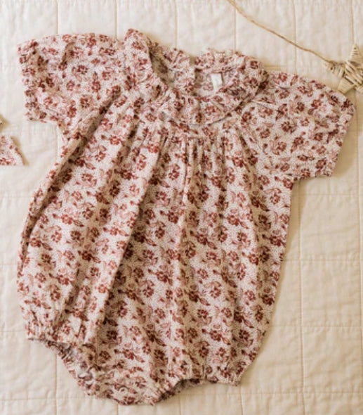 Lula Romper || Red Rose