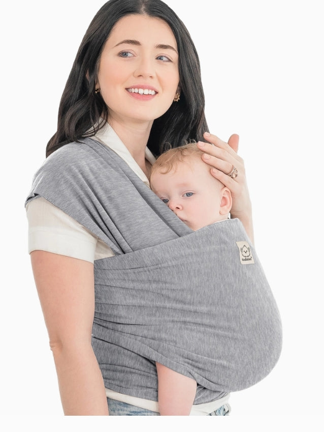 KeaBabies Original Baby Wrap Carrier (Classic Grey)