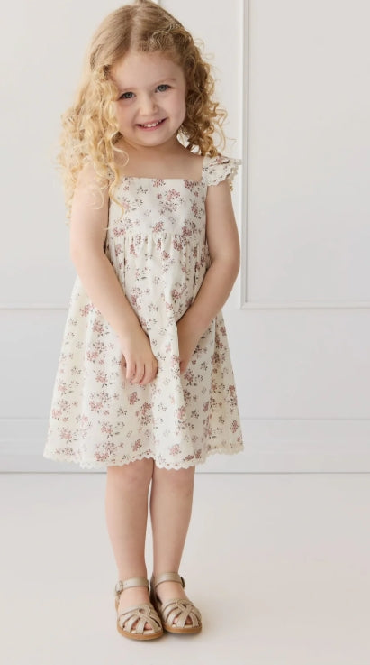 Organic Cotton Elodie Dress - Selena Blush