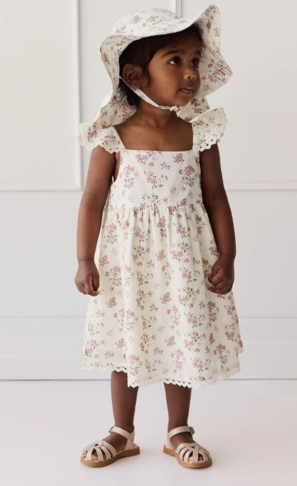 Organic Cotton Elodie Dress - Selena Blush