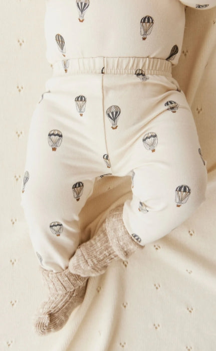 Organic Cotton Everyday Legging - Montgolfiere Cloud