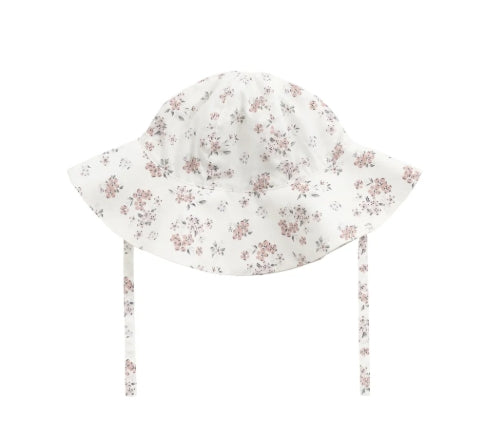 Organic Cotton Noelle Hat - Selena Blush