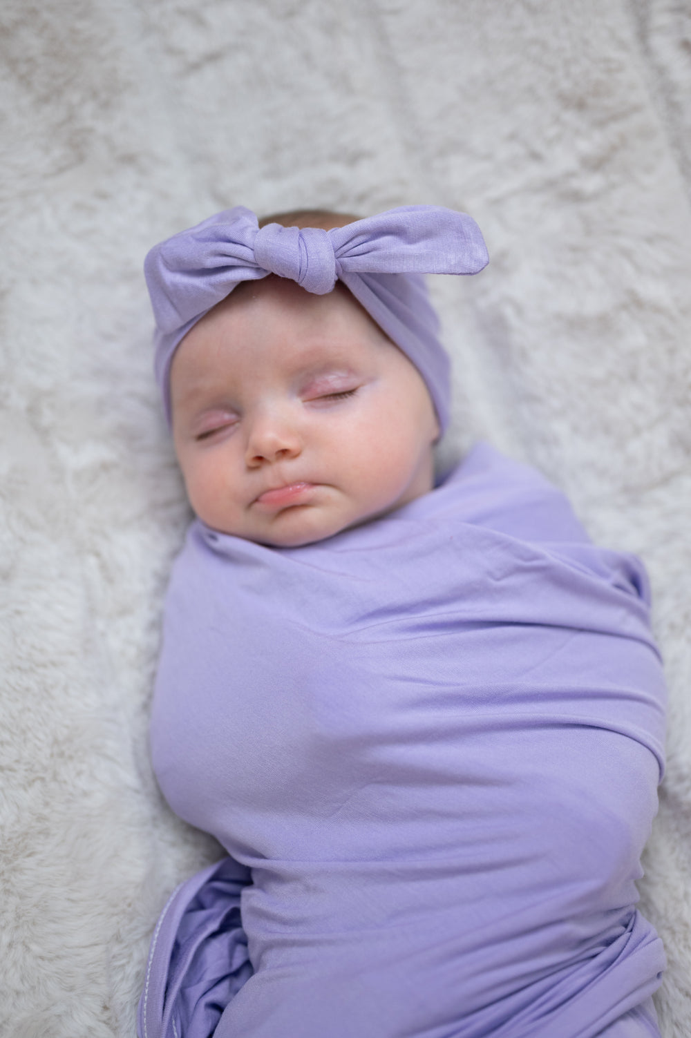 Baby Swaddle Set: Lilac