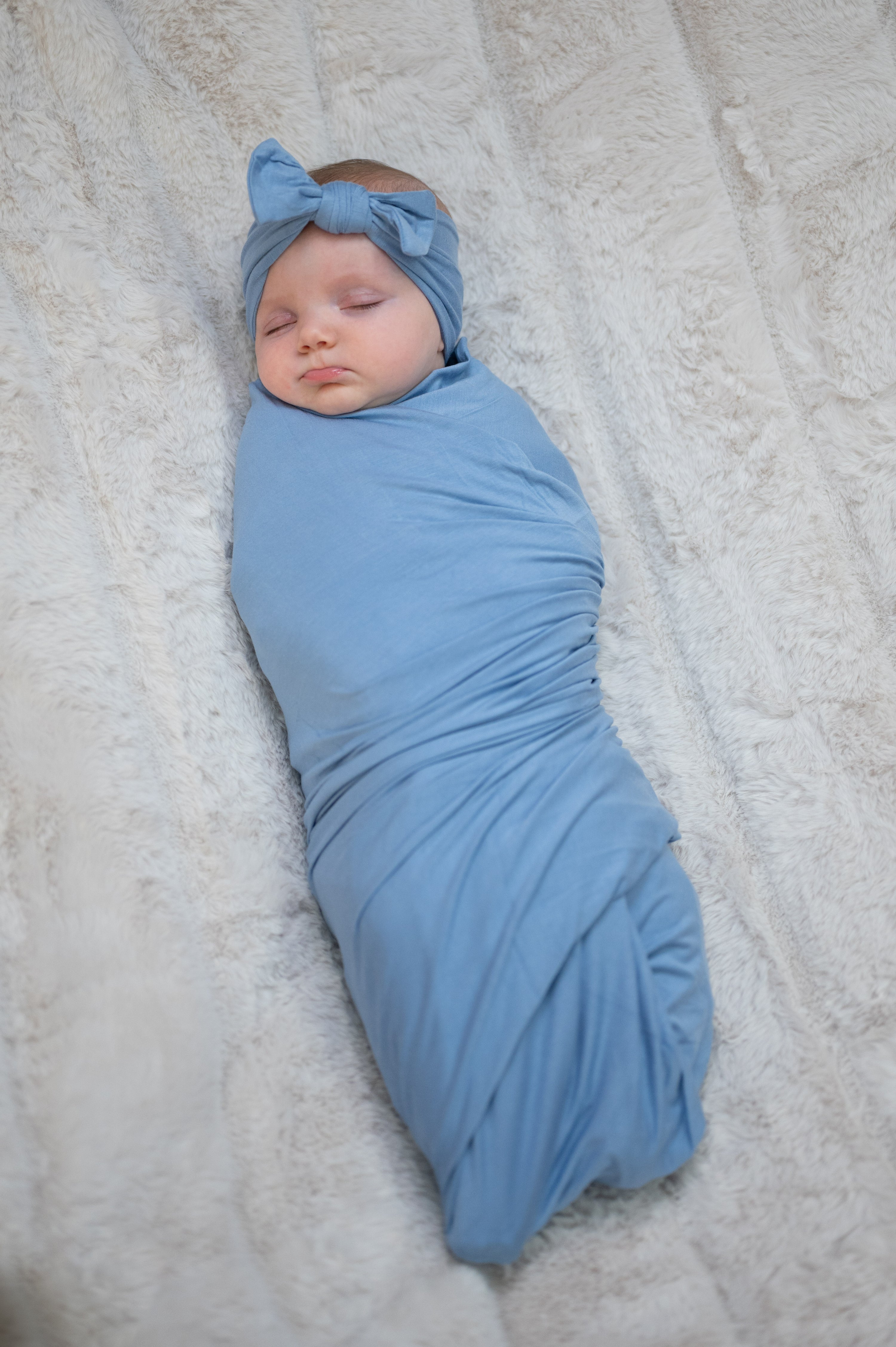 Baby Swaddle Set: Periwinkle