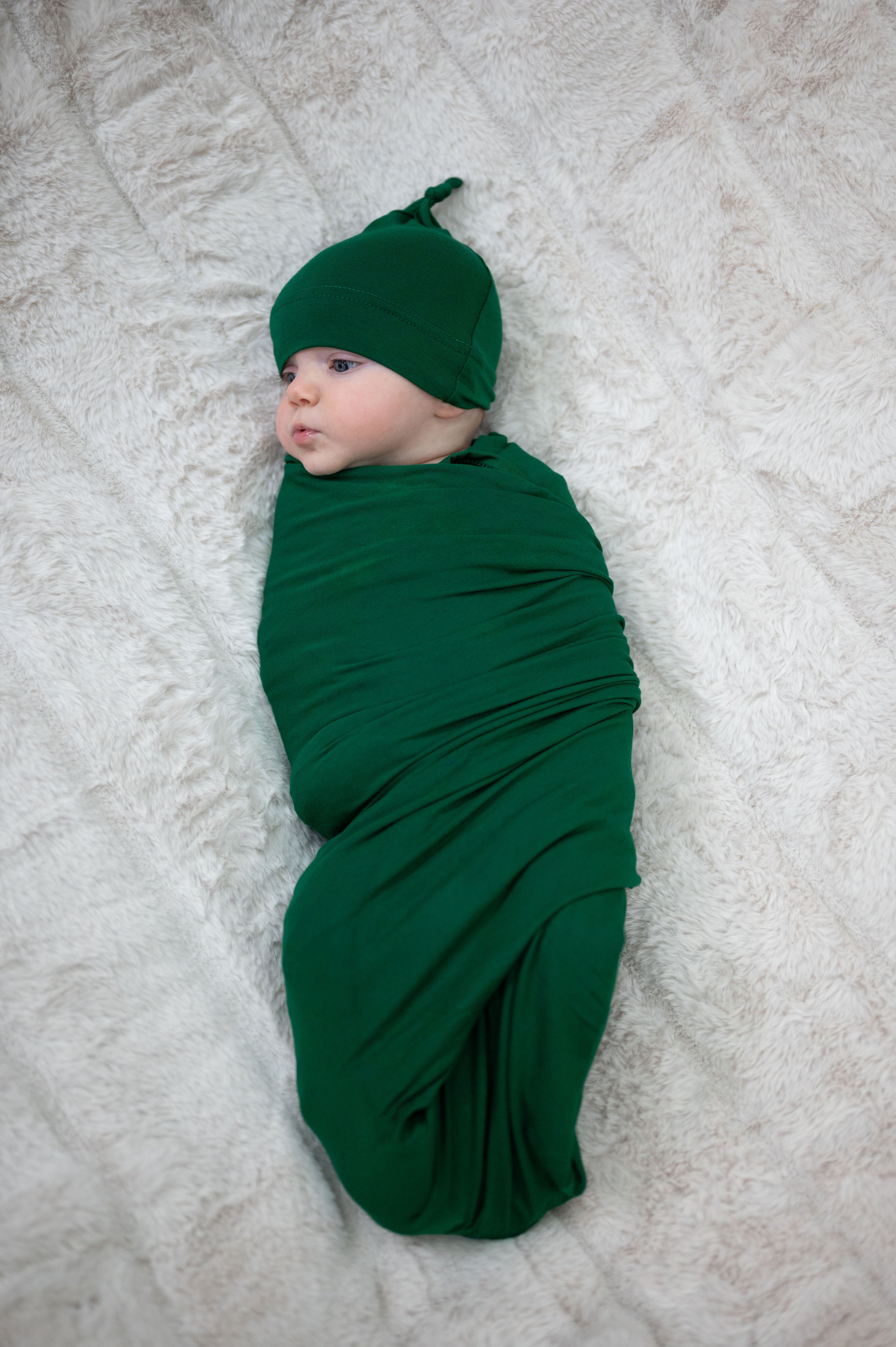 Baby Swaddle Set: Emerald