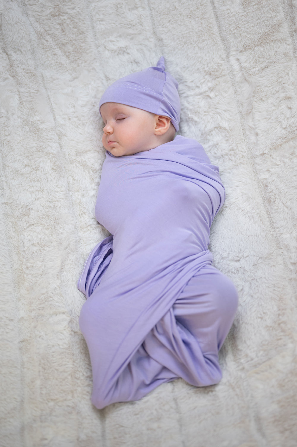 Baby Swaddle Set: Lilac