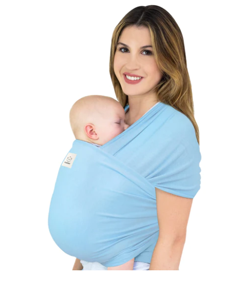 KeaBabies Baby Wrap Carrier (Baby blue)