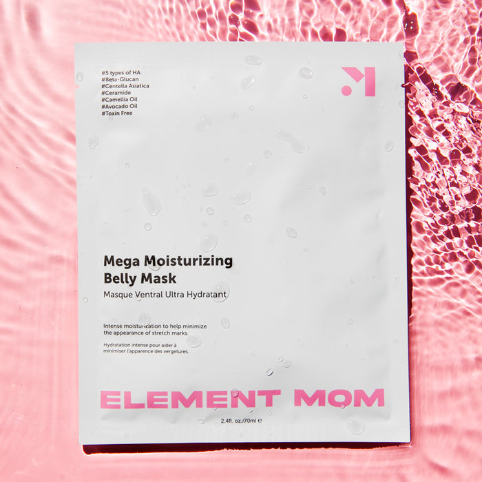 Element Mom-Mega Moisturizing Belly Mask, 1 Pack