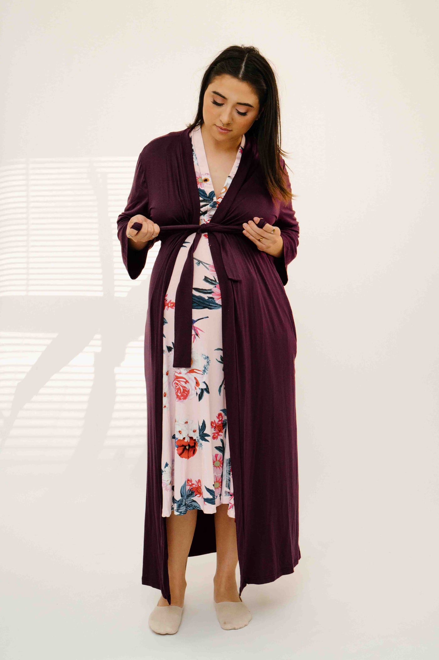 Robes in Plum