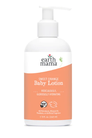 Earth Mama Sweet Orange  Baby Lotion